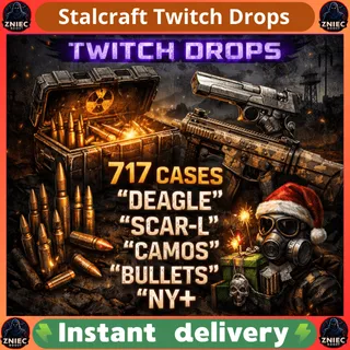 717 CASES | DEAGLE | SCAR-L | CAMOS | BULLETS | NY+ | Stalcraft Twitch Drops