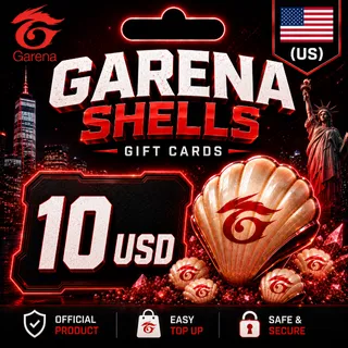 Garena Shells 10 USD (US)