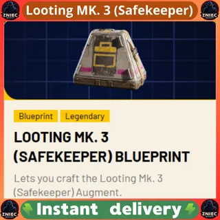 Looting MK. 3 (Safekeeper) Blueprint | ARC Raiders
