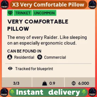 X3 Very Comfortable Pillow - ARC Raiders