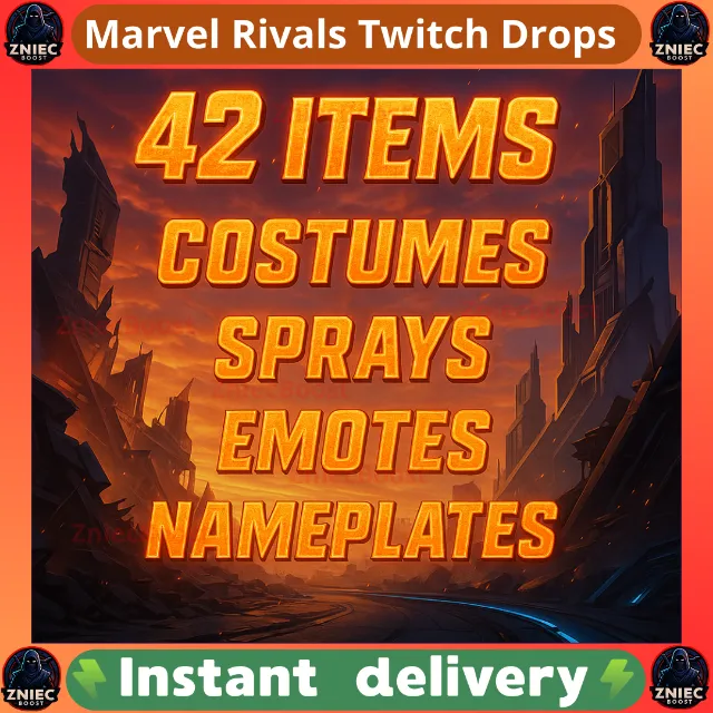 42 Items | Costumes | Nameplates | Sprays | Marvel Rivals Twitch Drops ...