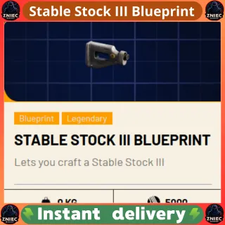 Stable Stock 3 Blueprint | ARC Raiders