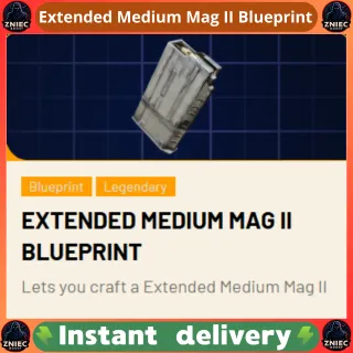 Extended Medium Mag II (2) Blueprint | ARC Raiders