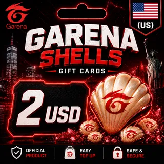 Garena Shells 2 USD (US)