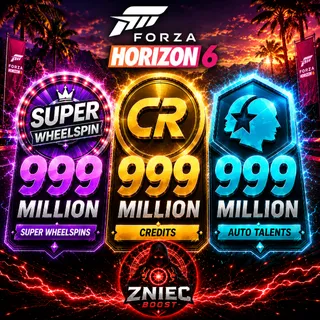 Forza Horizon 6 | 999.999.999 CREDITS | 999.999.999 SUPER WHEELSPIN | 999.999.999 CAR MASTERY | PC - XBOX