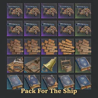 Pack For The Ship  + 15 LVL MAX | Ship Cannons 12 / 24 / 36 | Windrose