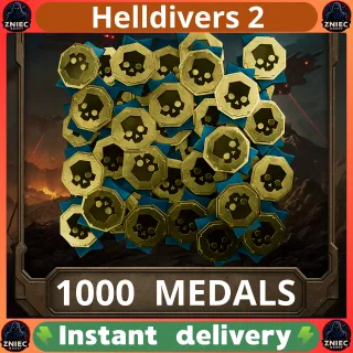 1000 Medals | PC/PS/XBOX | Helldivers 2