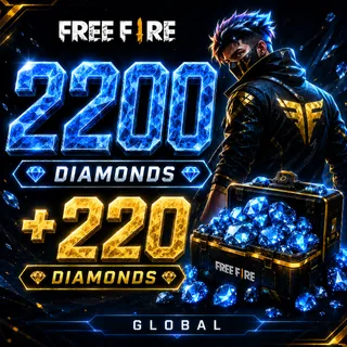Free Fire 2200 + 220 Diamonds