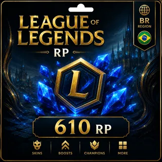 League of Legends 610 RP