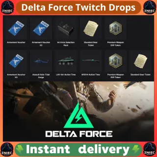 357, C1-19, PKM, MP5, M4A1, M1014, ASV, IFV, ATV | Delta Force Twitch Drops