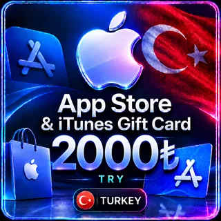 App Store & iTunes Gift Card ₺2000 TRY | TURKEY