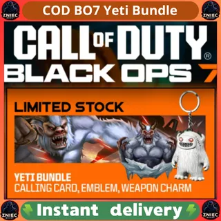 COD BO7 Yeti Bundle | Call of Duty Black Ops 7 | Warzone