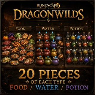 Food + Water + Potion Packs | RuneScape: Dragonwilds