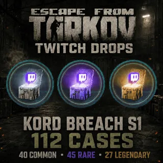 112 Cases | KORD BREACH S1 | Escape from Tarkov Twitch Drops