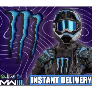 Blue Lo Profile Operator Skin Monster Energy ( Global ) BO6|Warzone