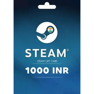 1000 INR Steam Wallet