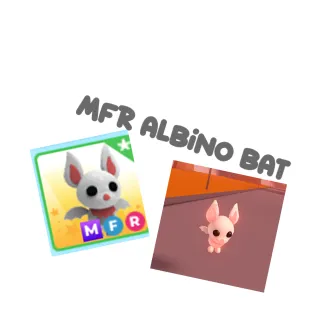 MFR Albino bat | Adopt Me Pet