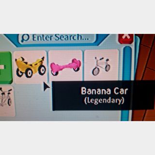 Pet Adopt Me Banana Car In Game Items Gameflip
