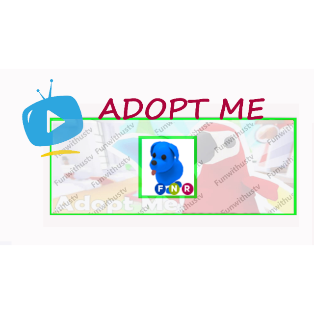 Adopt Me Pets Neon Blue Dog