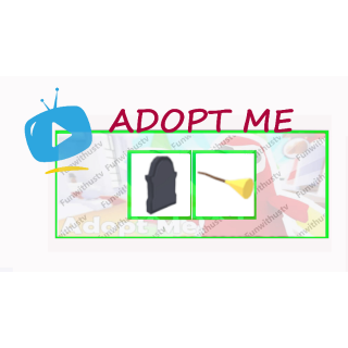 Pet Tombstone N Broomstick In Game Items Gameflip - tombstone in roblox adopt me