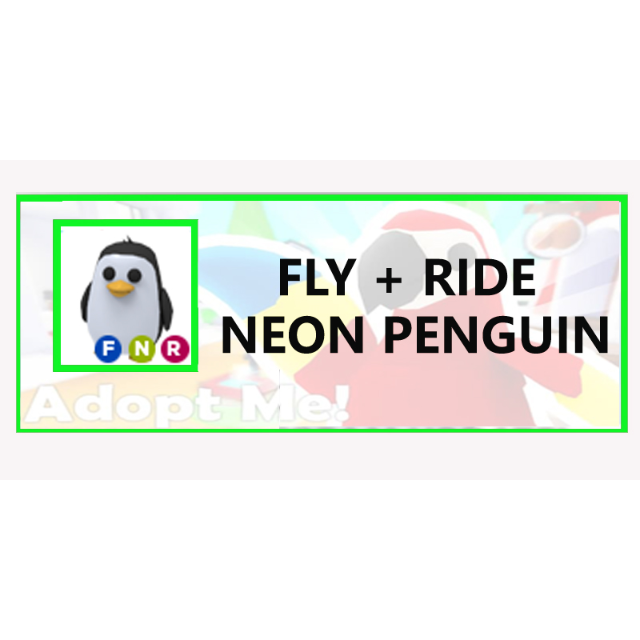 Pet Fly Ride Neon Penguin In Game Items Gameflip