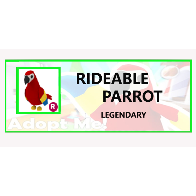 Roblox Adopt Me Pets Parrot
