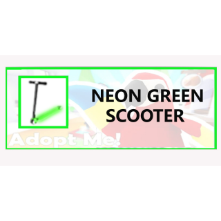 Pet Noen Green Scooter In Game Items Gameflip - roblox adopt me neon scooter