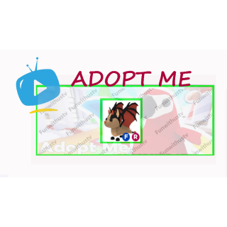 Pet  fly ride neon bat dragon adopt me roblox - Game Items - Gameflip