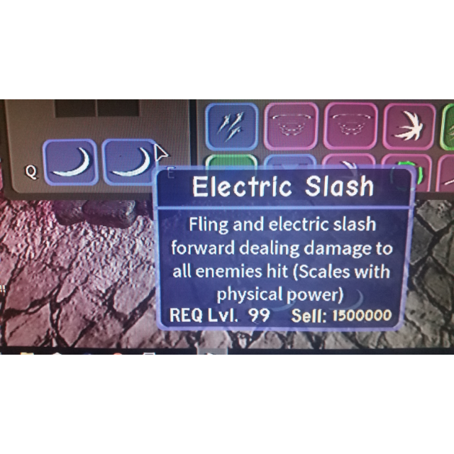 Gear Electric Slash X2 Dq In Game Items Gameflip - dq image roblox