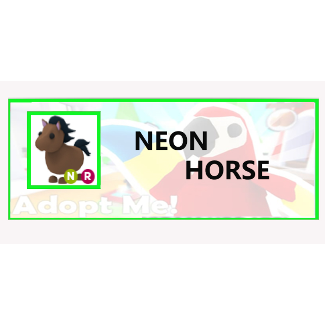Pet Neon Horse In Game Items Gameflip - neon horse adopt me roblox