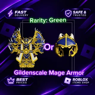 Green Gildenscale Mage Armor/Helmet | Dungeon Quest Reborn | DQR | EIR | EIF | Guilded Sky