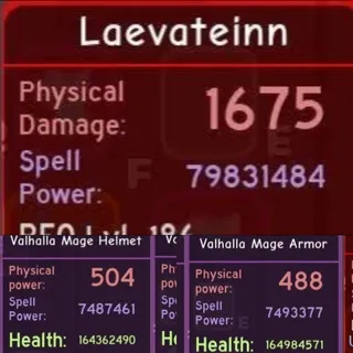 Laevateinn + Armor set
