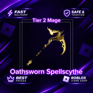 Purple Oathsworn Spellscythe | Dungeon Quest Reborn | Gilded Sky | DQR