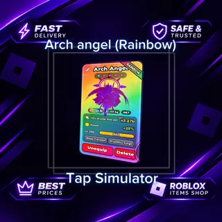 1/1 Rainbow Arch Angel | Tap Simulator | Roblox