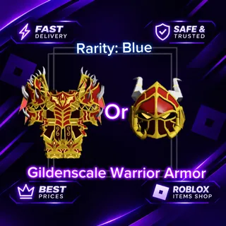 Blue Gildenscale Warrior Armor/Helmet | Dungeon Quest Reborn | DQR | EIR | EIF | Guilded Sky
