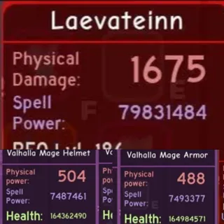 Laevateinn + Armor set