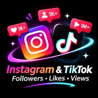 Instagram,tiktok,views,followers,likes