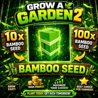 100X BAMBOO SEED GROW A GARDEN 2