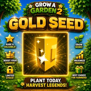 10x Gold Seed Grow A GARDEN 2