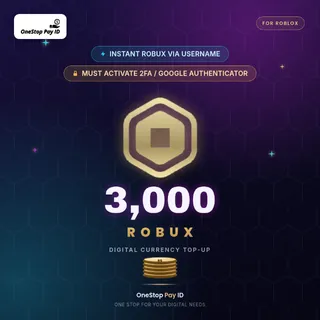 3000 ROBUX - INSTANT DELIVERY