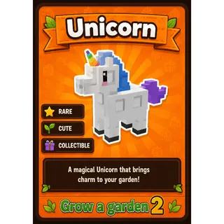 Unicorn GROW A GARDEN 2