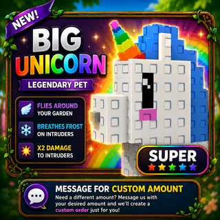 Big Unicorn Grow a garden 2