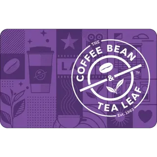 $31.90 COFFEE BEAN & TEA LEAF GIFT CARD AUTODELIVERY