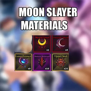 Moon Slayer Materials | Sailor Piece