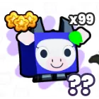 99x Blueberry Cow Exclusives