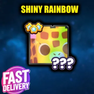 Shiny Rainbow Huge Giraffe