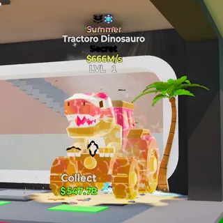 SUMMER TRACTORO DINOSAURO 2 TRAITS FORTNITE STEAL THE BRAINROT