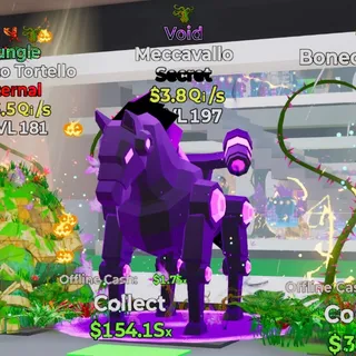 VOID MECCAVALLO 3.8QI/S LVL 197 1 TRAIT FORTNITE STEAL THE BRAINROT