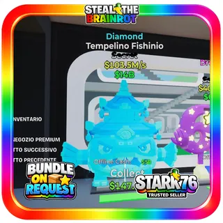 Diamond Tempelino Fishinio Secret 103.5M Fortnite Steal The Brainrot