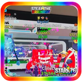 Crystal Chop Chop Chop Sahur 166M/s Fortnite Steal The Brainrot